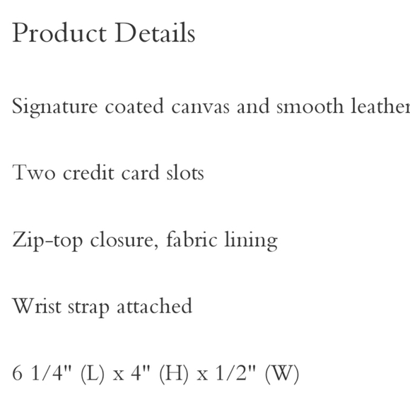 Coach Corner Zip Wristlet Apple Print - Picture 3 of 7